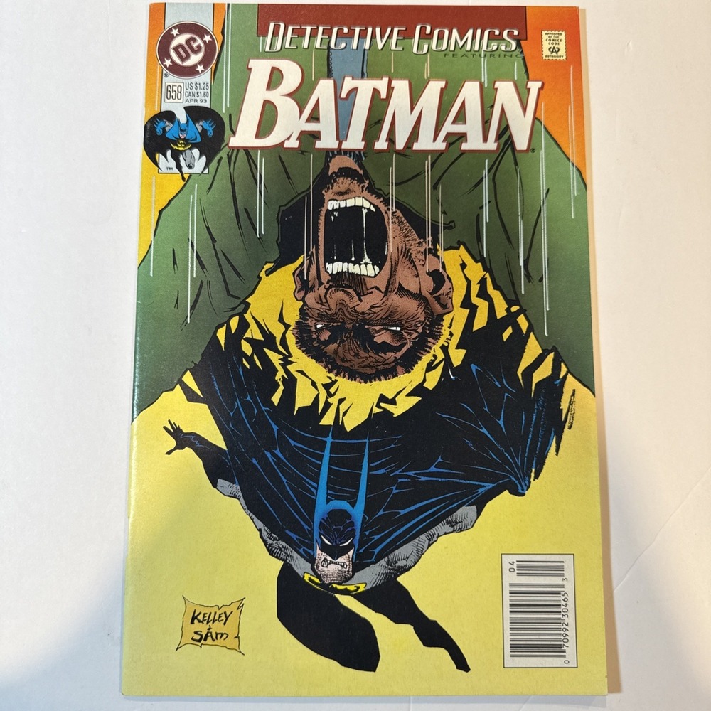 Detective Comics 658 Batman DC Comics 1993 Kelley Jones Cover Knightfall Prelude